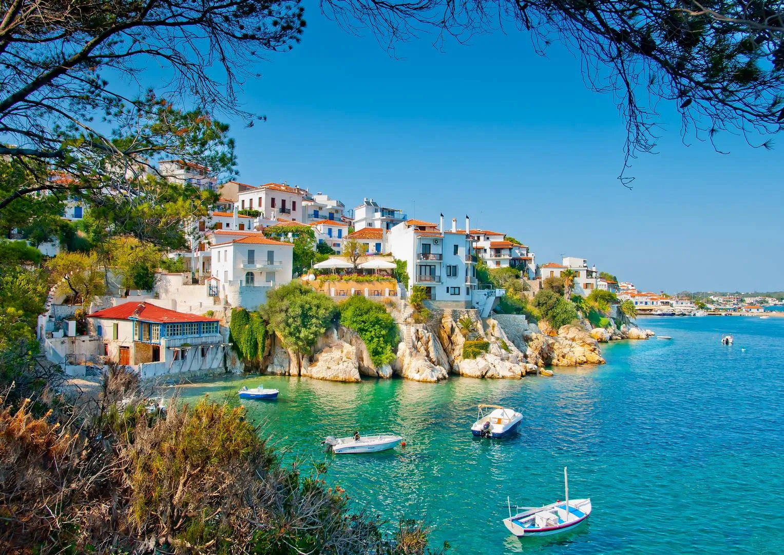 Skiathos Town view